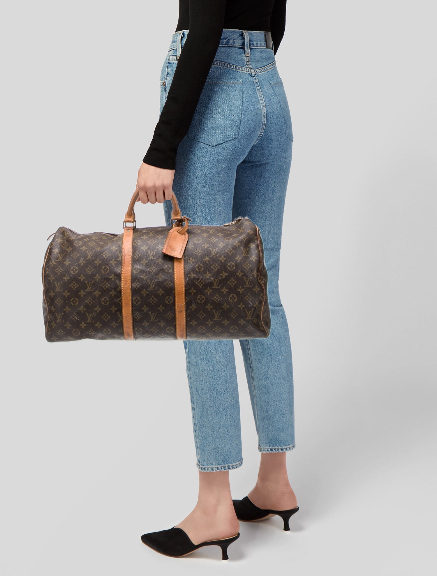 Louis Vuitton LV Monogram Keepall 55