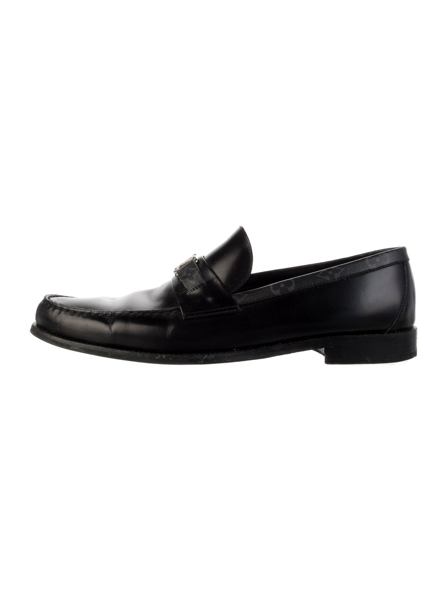 Louis Vuitton LV Monogram Leather Dress Loafers