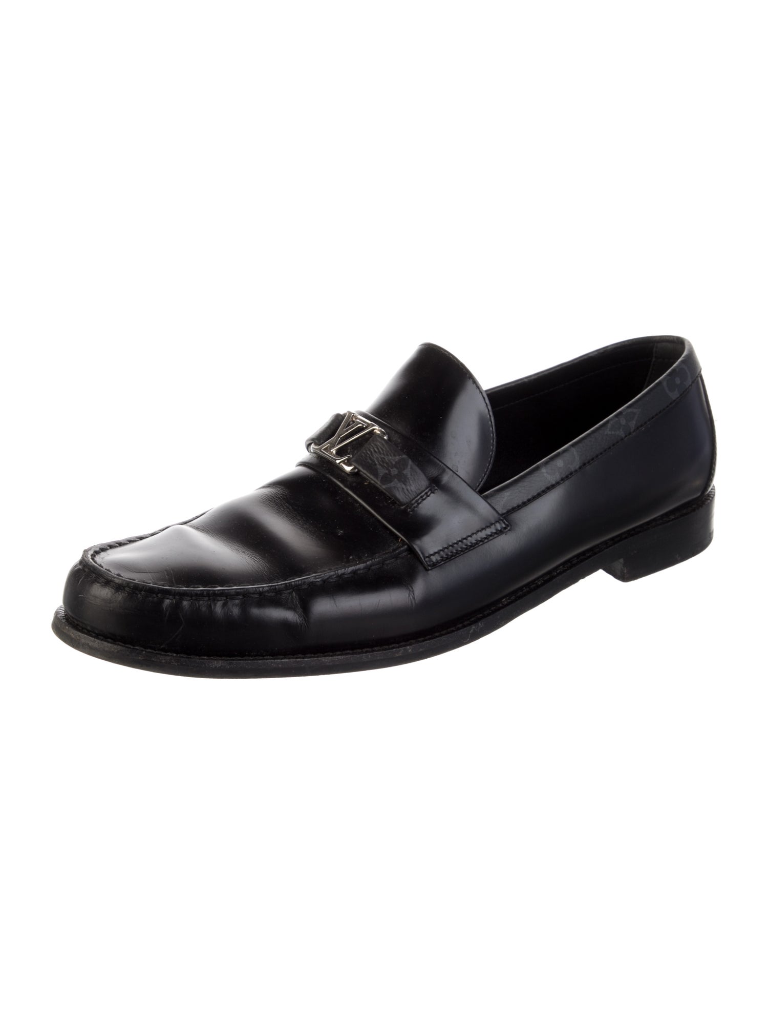 Louis Vuitton LV Monogram Leather Dress Loafers