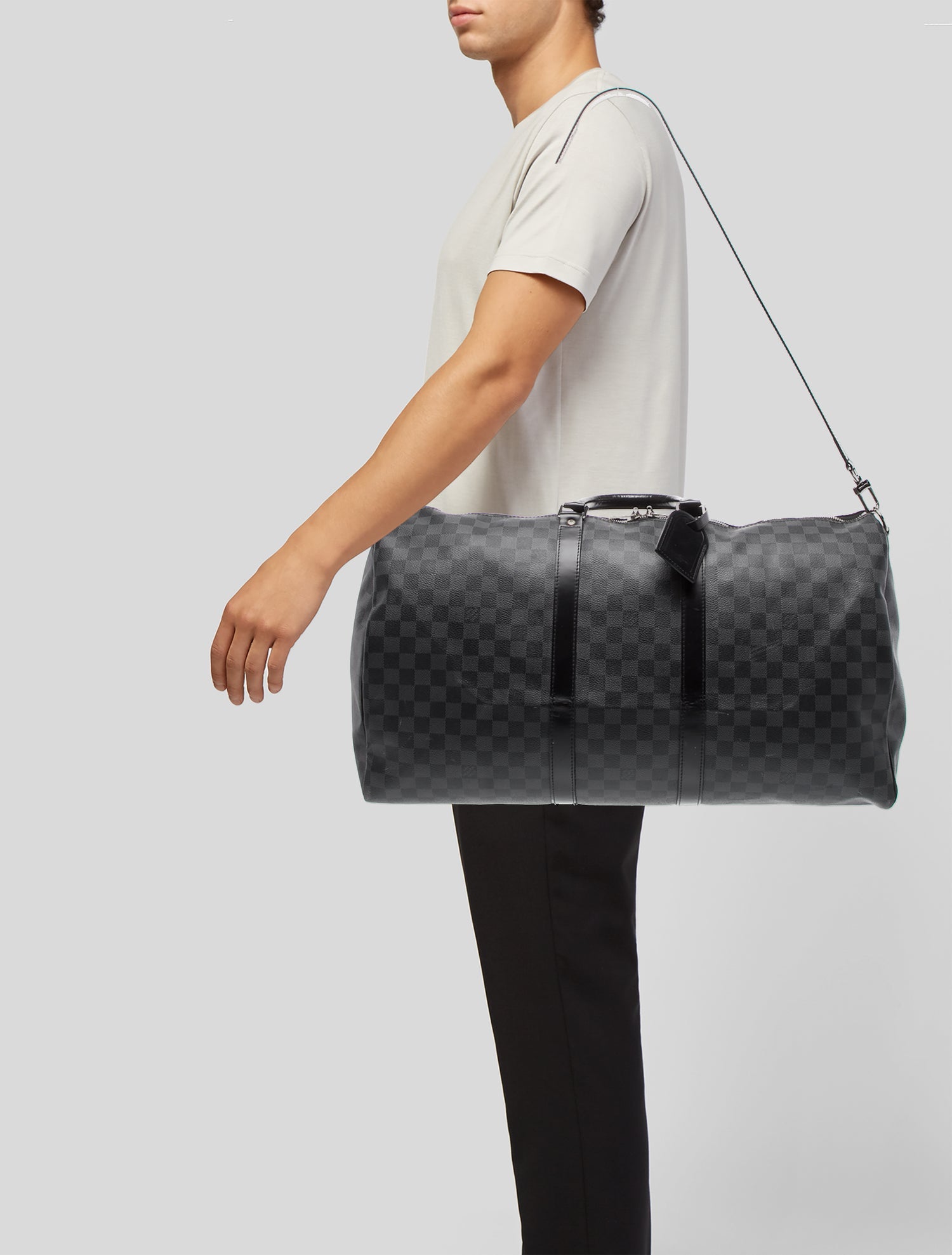 Louis Vuitton Damier Cobalt Keepall Bandouliere 55