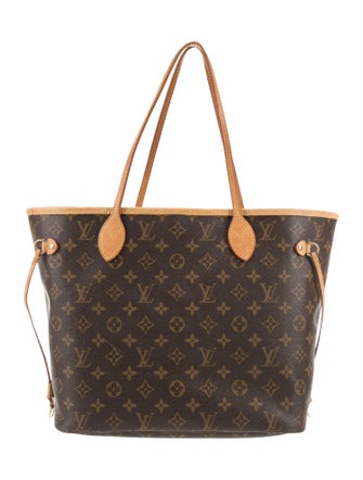 Louis Vuitton LV Monogram Neverfull w/Pouch MM