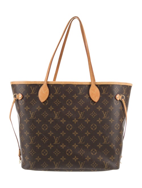 Louis Vuitton LV Monogram Neverfull w/Pouch MM