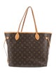 Louis Vuitton LV Monogram Neverfull w/Pouch MM