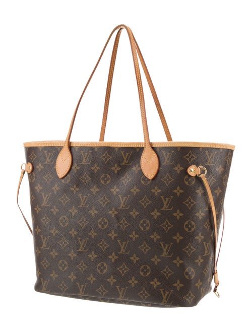 Louis Vuitton LV Monogram Neverfull w/Pouch MM