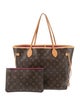 Louis Vuitton LV Monogram Neverfull w/Pouch MM