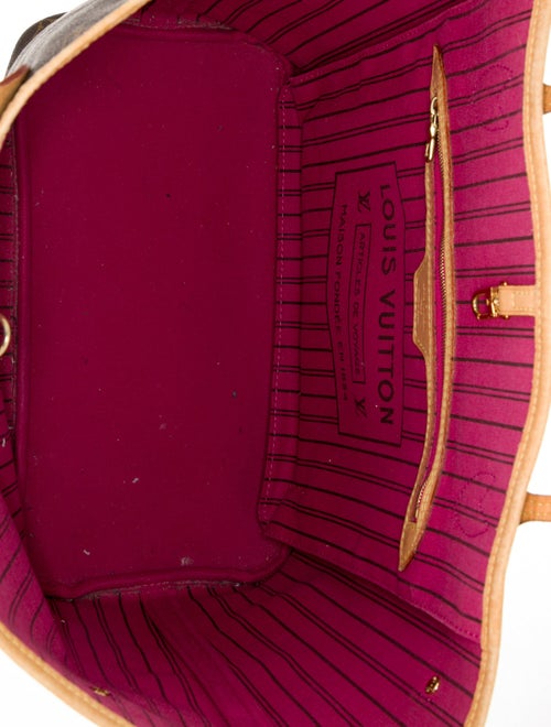 Louis Vuitton LV Monogram Neverfull w/Pouch MM