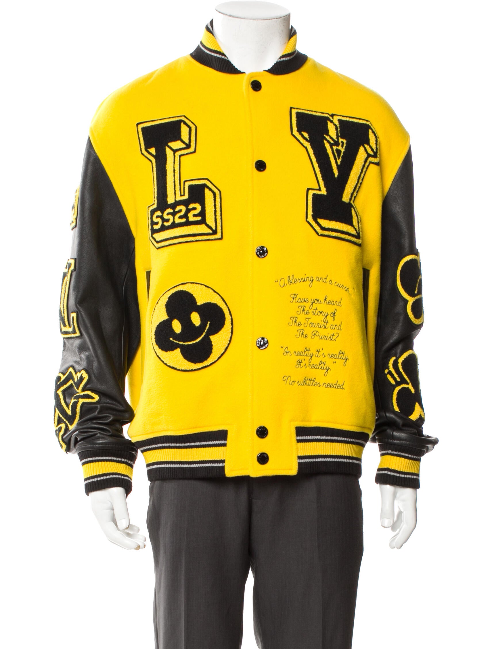 Louis Vuitton 2022 Signature Logo Varsity Jacket