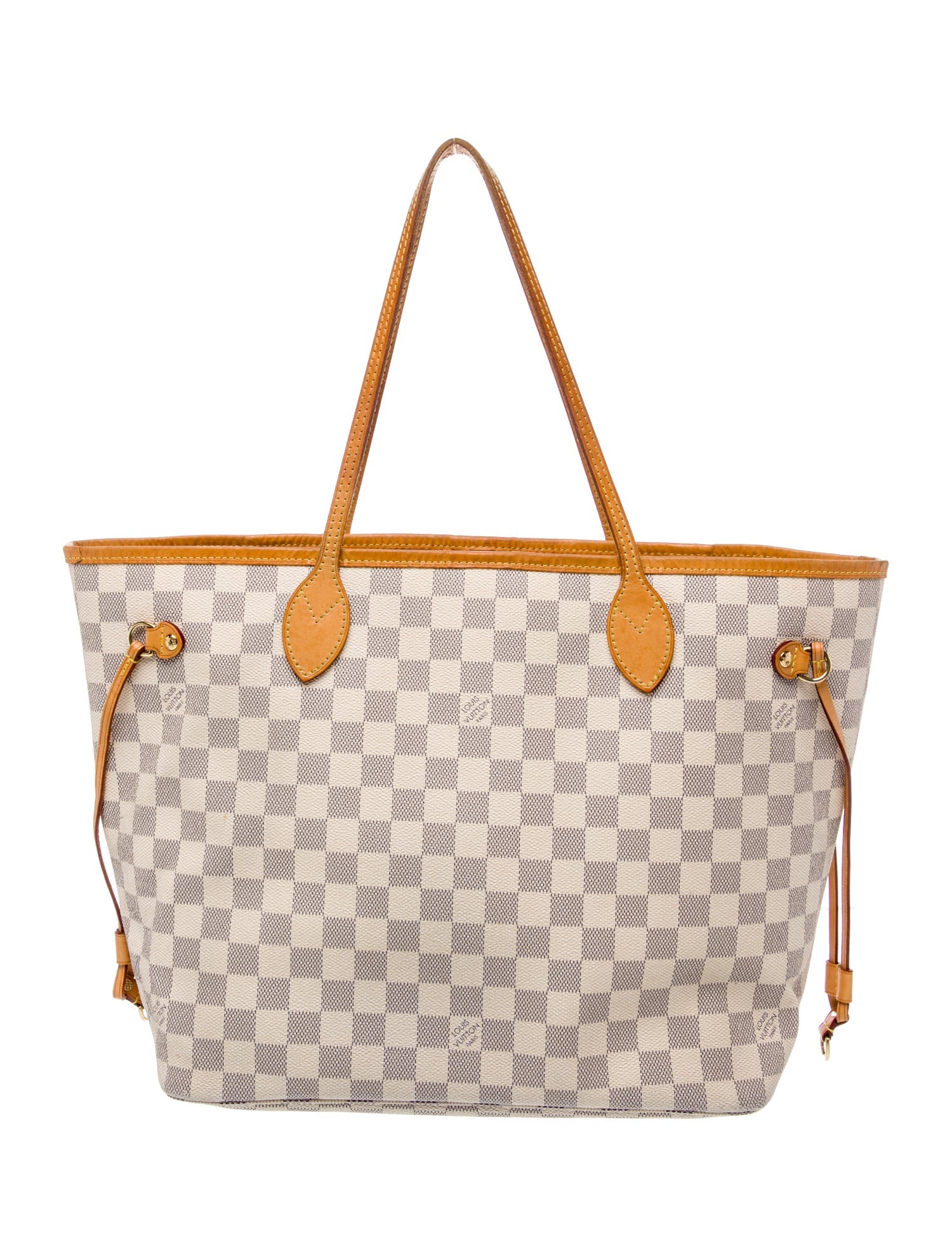 Louis Vuitton Damier Azur Neverfull w/Pouch MM