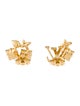 Louis Vuitton Crystal Loulougram Stud Earrings