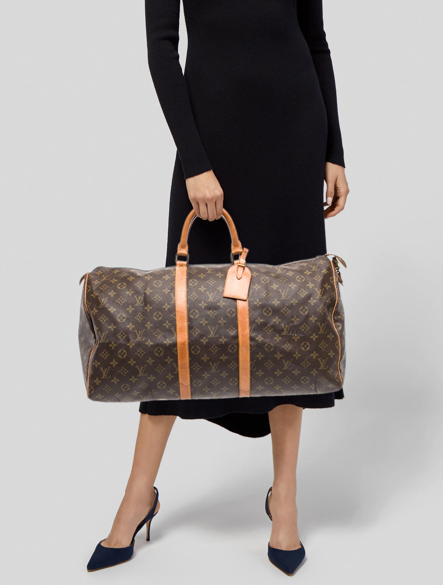 Louis Vuitton LV Monogram Keepall 55 Vintage