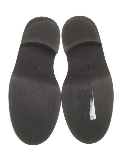 Louis Vuitton LV Monogram Leather Loafers