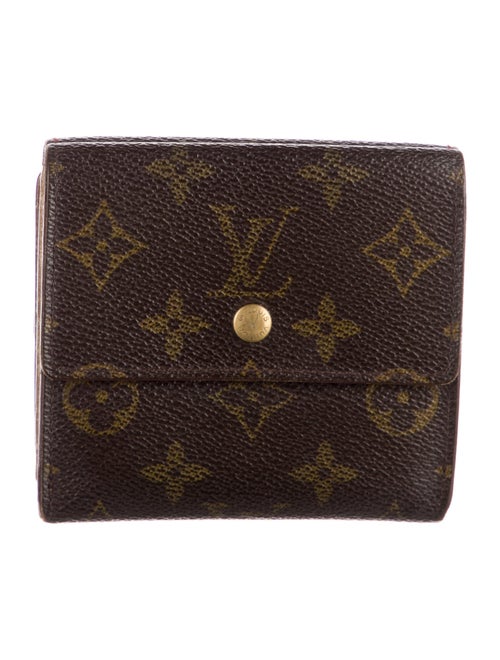 Louis Vuitton Monogram Pattern Coated Canvas Elise Wallet