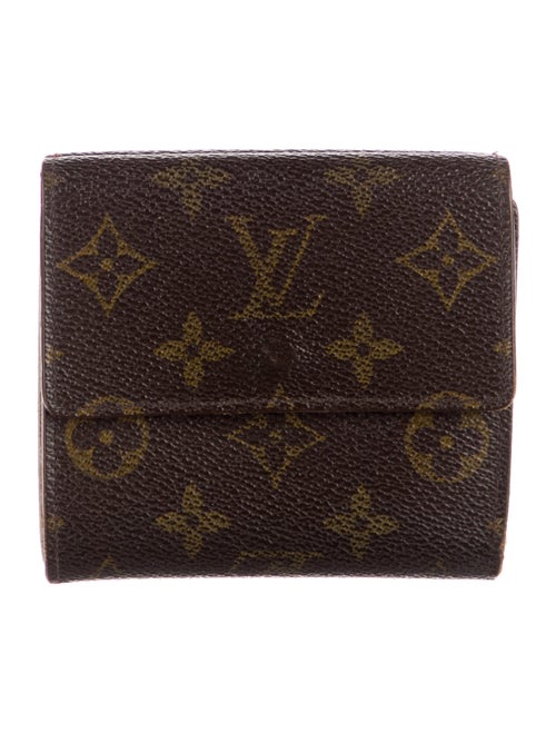 Louis Vuitton Monogram Pattern Coated Canvas Elise Wallet