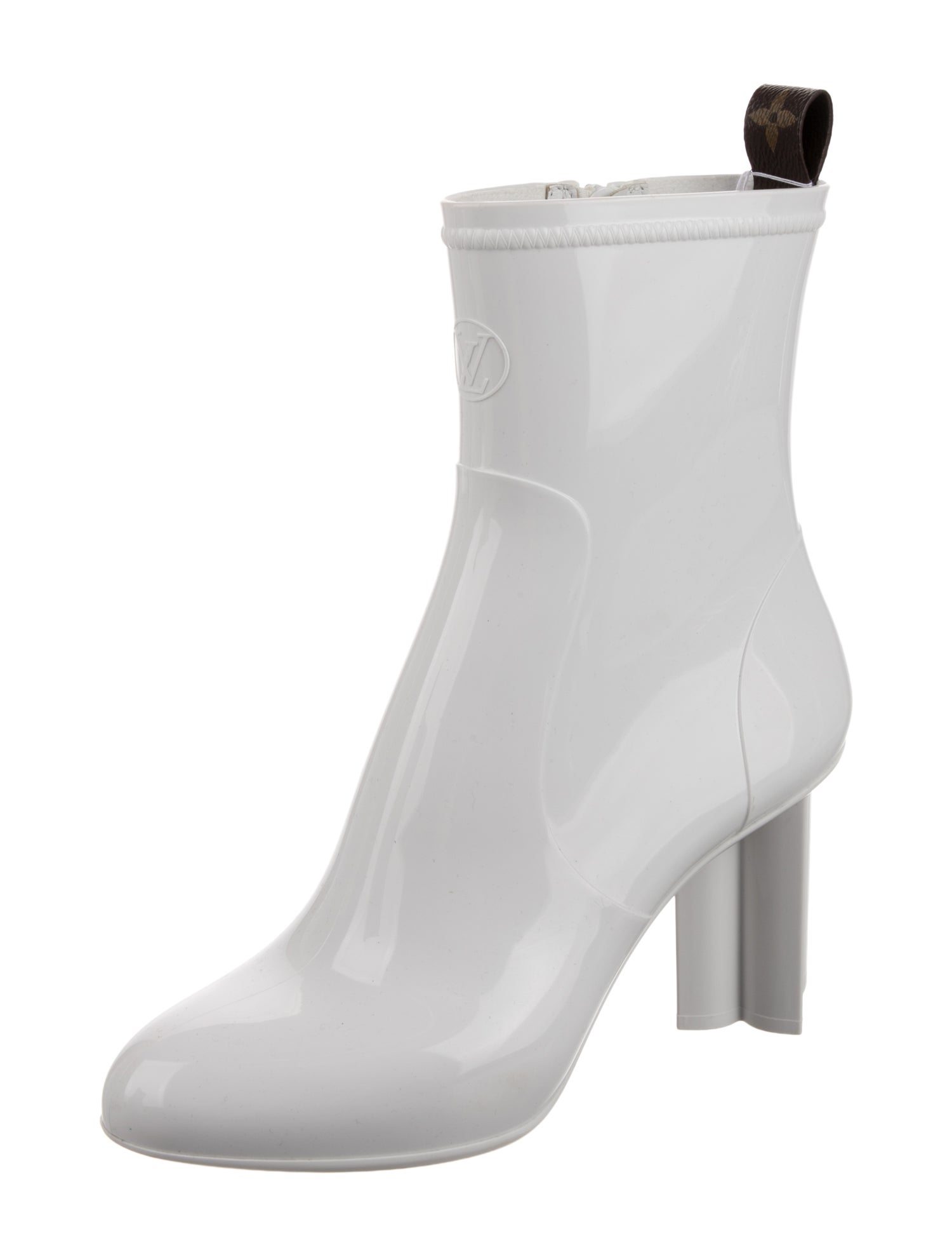 Louis Vuitton Monogram Pattern Rubber Rain Boots