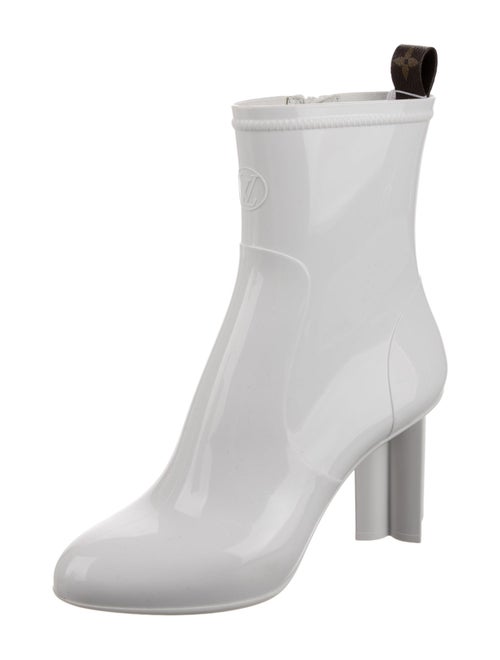 Louis Vuitton Monogram Pattern Rubber Rain Boots