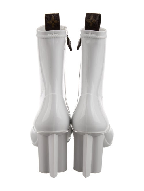 Louis Vuitton Monogram Pattern Rubber Rain Boots