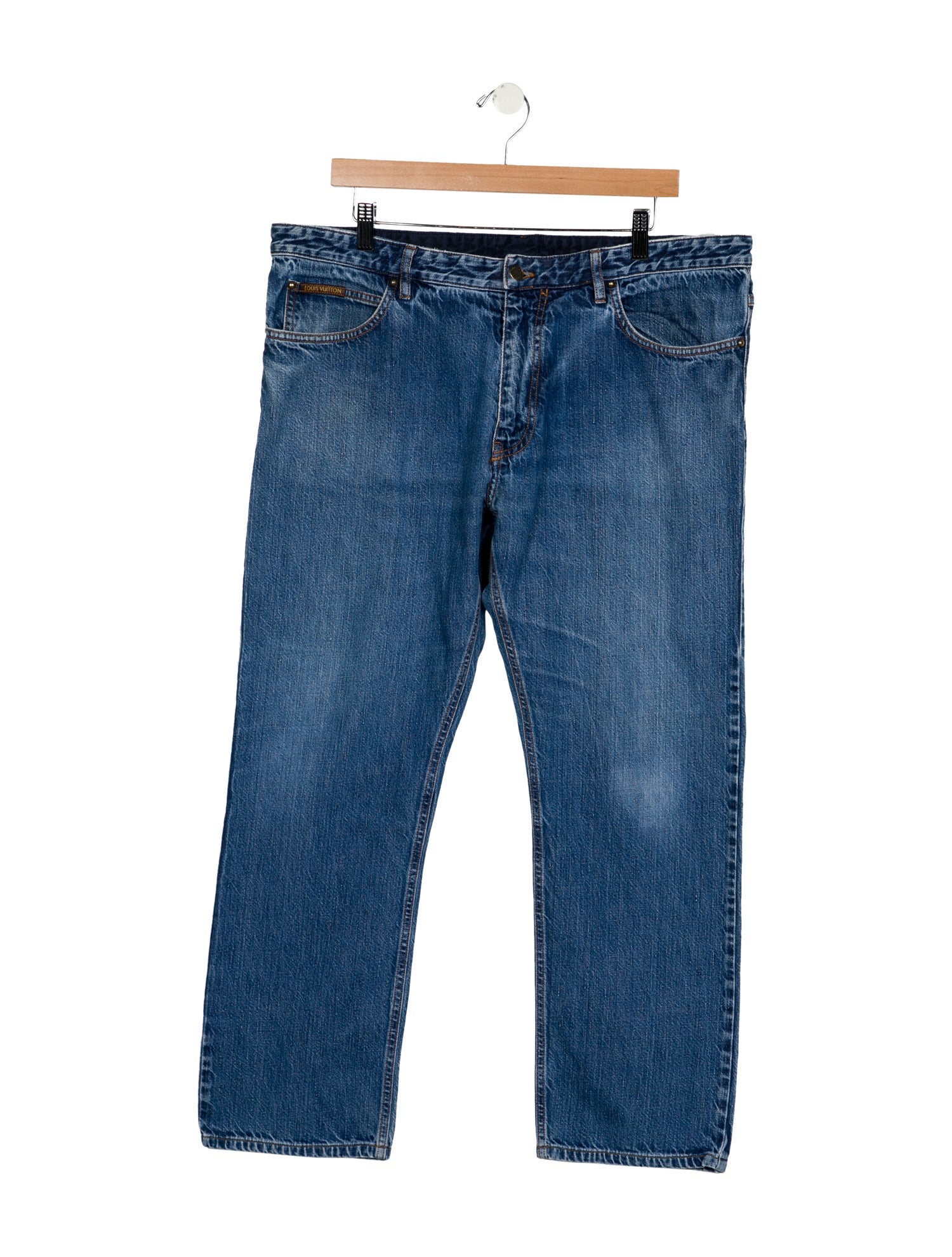 Louis Vuitton 2015 Straight-Leg Jeans