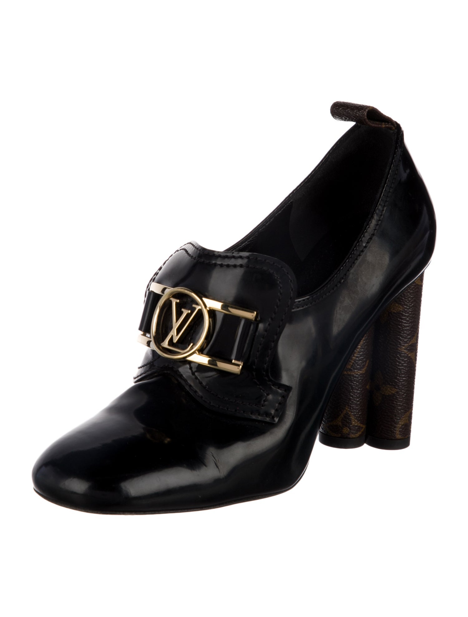 Louis Vuitton LV Monogram Leather Pumps