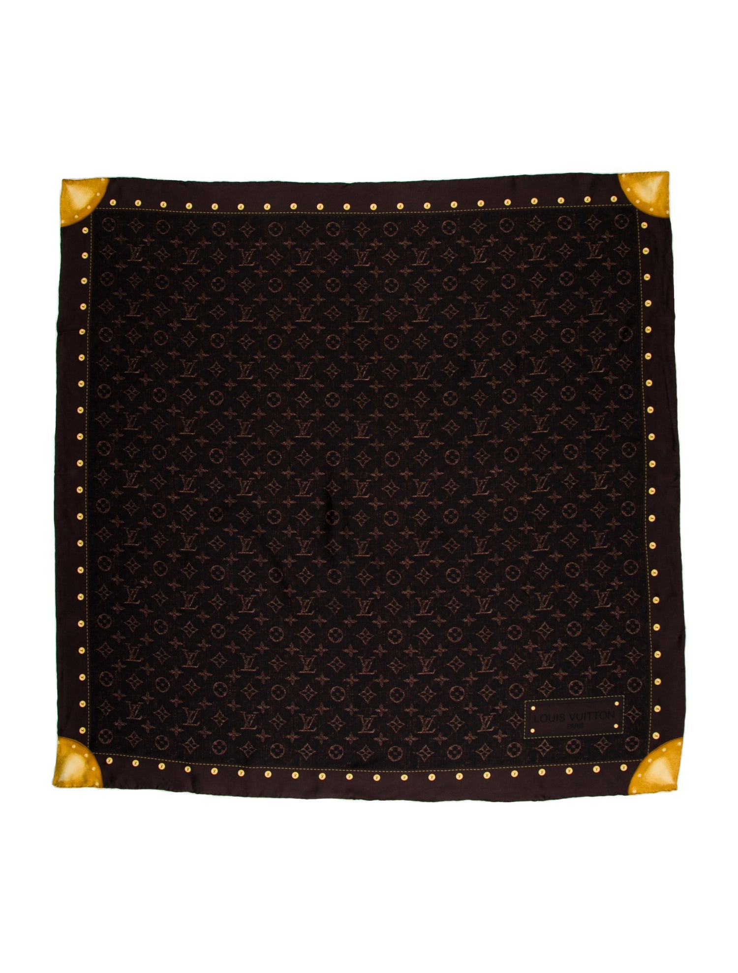 Louis Vuitton Silk LV Monogram Scarf
