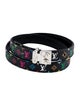 Louis Vuitton X Murakami Canvas & Leather Signature Wrap Bracelet
