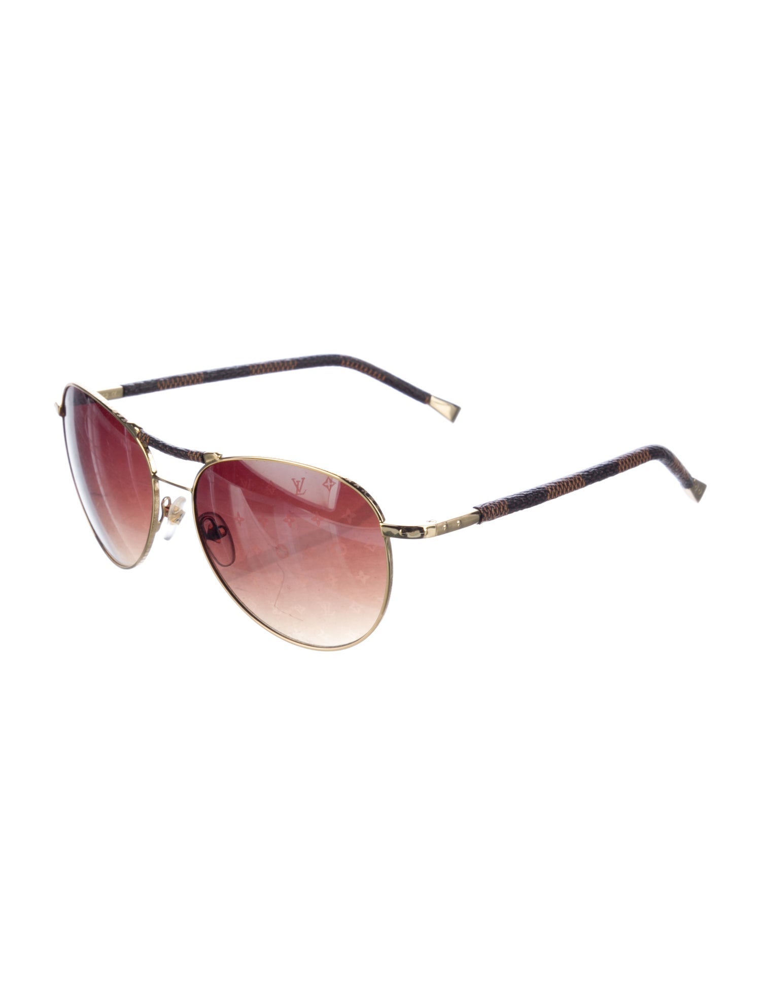 Louis Vuitton Aviator Mirrored Sunglasses