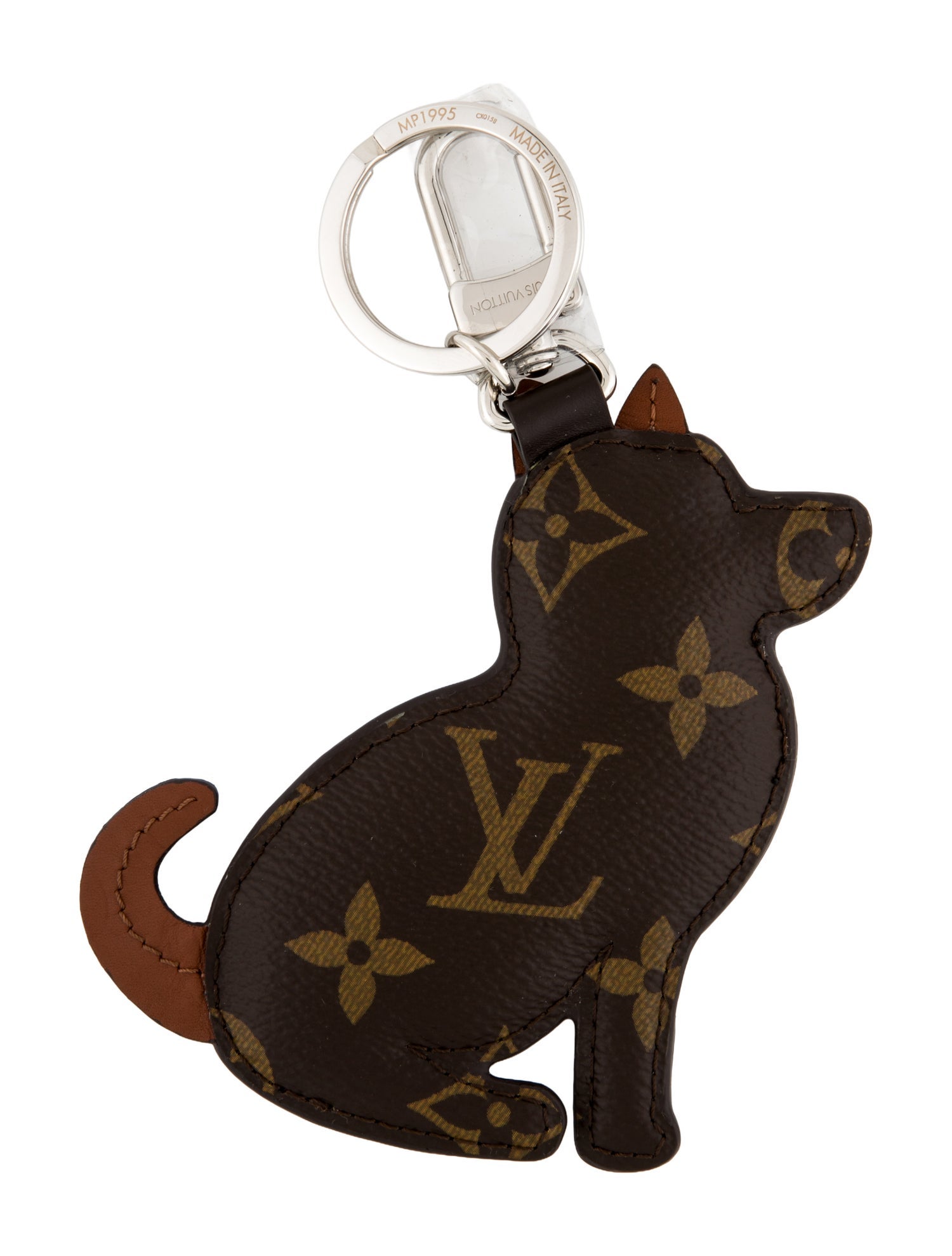 Louis Vuitton Monogram Dog Bag Charm and Key Holder