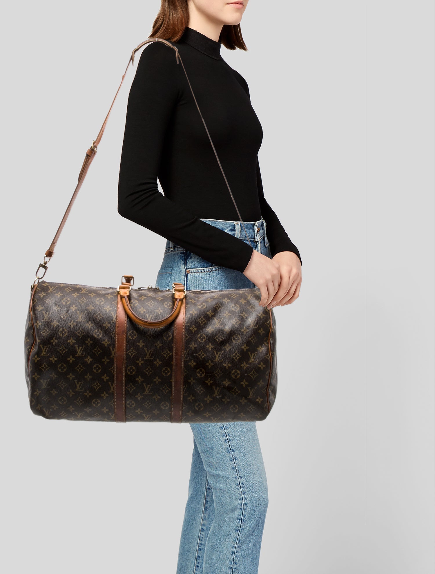 Louis Vuitton LV Monogram Keepall Bandouliere 50