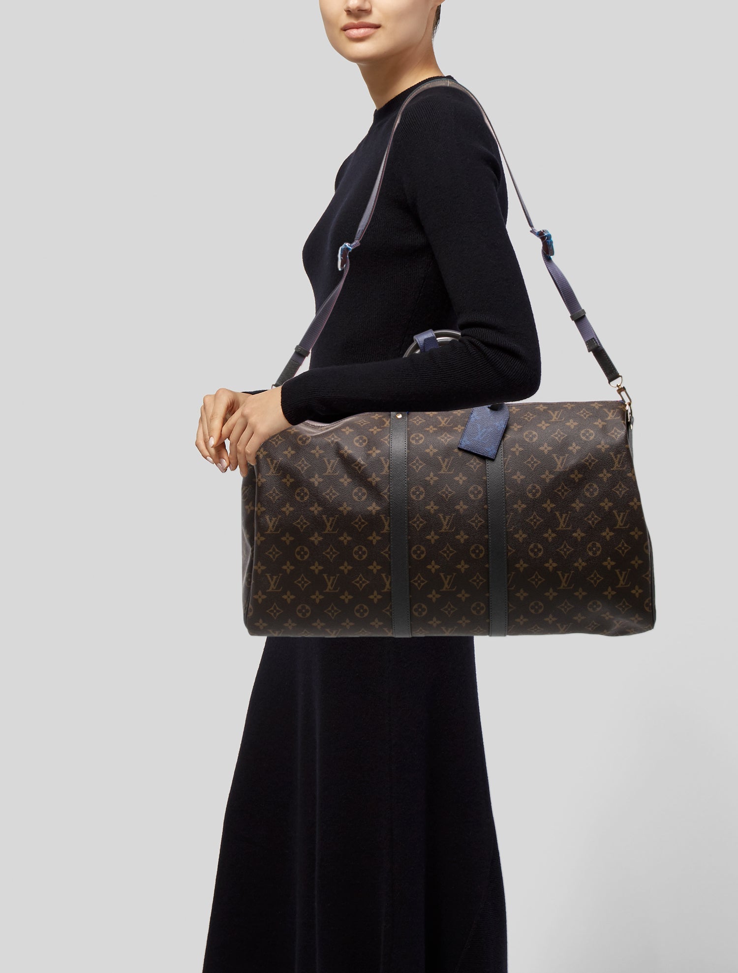 Louis Vuitton LV Monogram Keepall Bandouliere 55