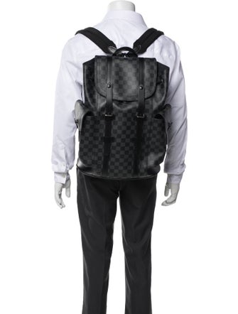 Louis Vuitton Damier Graphite Christopher MM Backpack