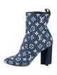 Louis Vuitton LV Monogram Denim Boots