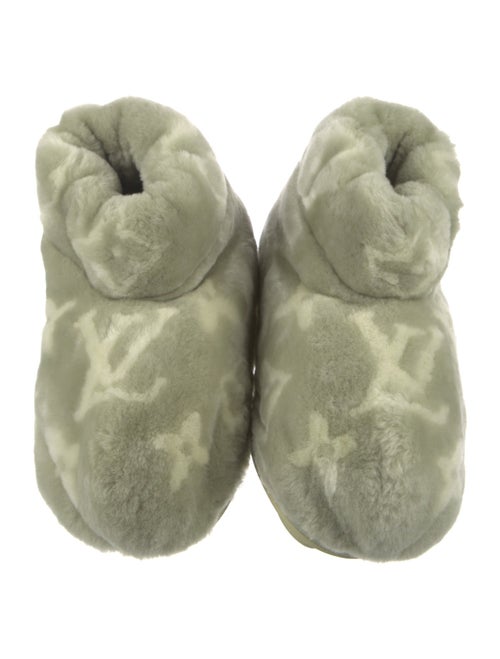 Louis Vuitton Fur Printed Boots