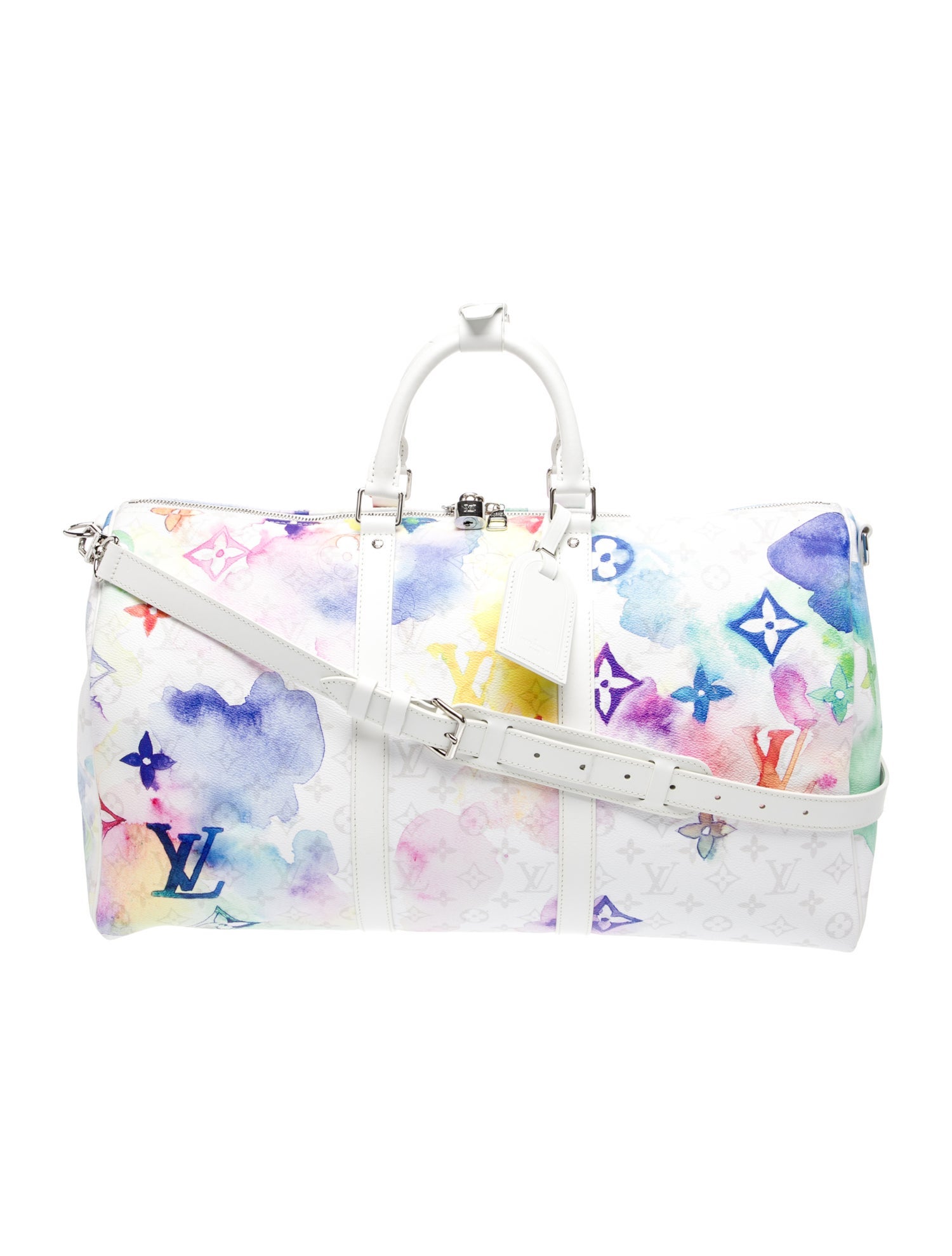 Louis Vuitton Monogram Watercolor Keepall Bandouliere 50