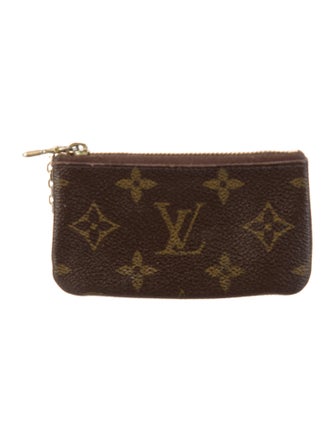 Louis Vuitton LV Monogram Coated Canvas Key Holder