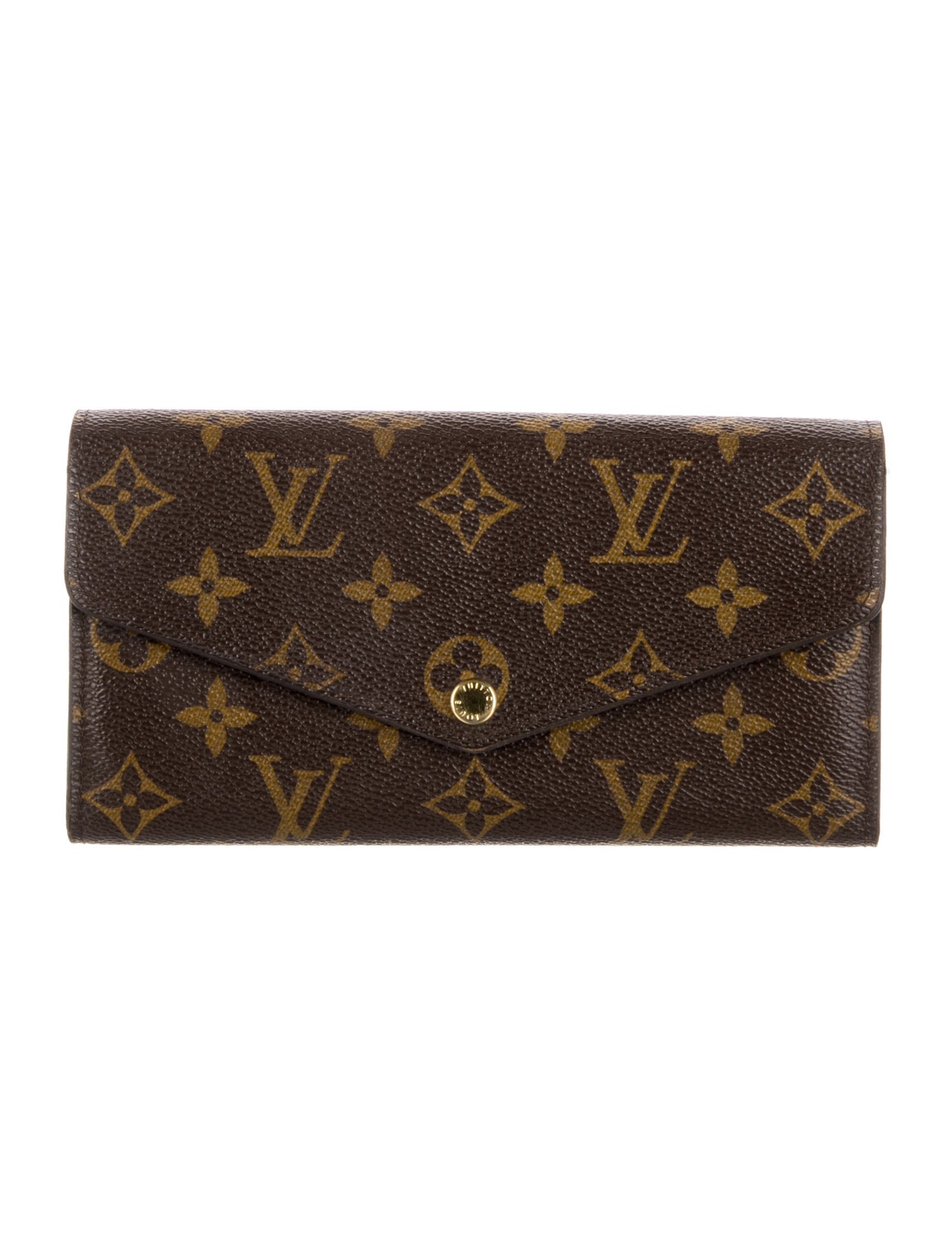 Louis Vuitton 2015 Monogram Pattern Sarah Wallet