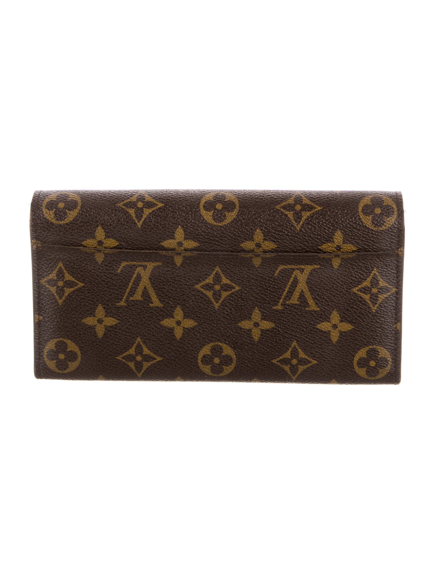 Louis Vuitton 2015 Monogram Pattern Sarah Wallet