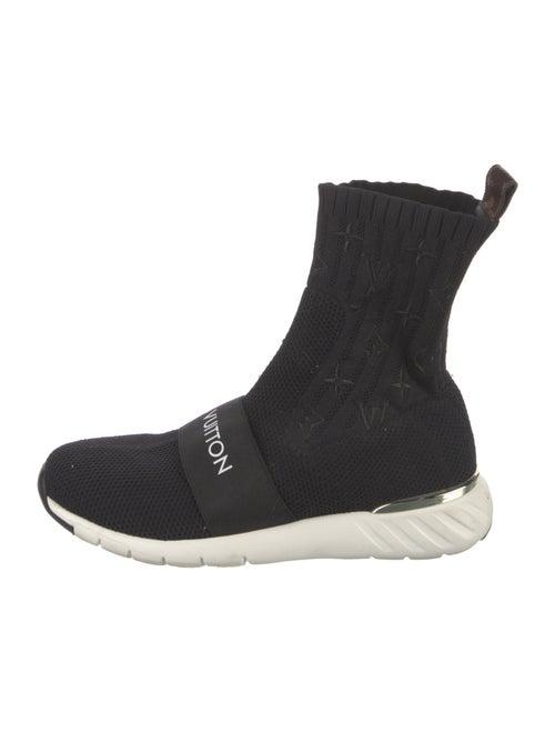 Louis Vuitton Monogram Pattern Sock Sneakers