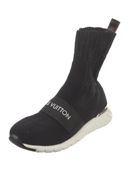 Louis Vuitton Monogram Pattern Sock Sneakers