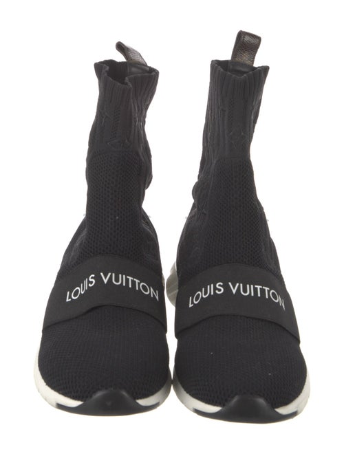 Louis Vuitton Monogram Pattern Sock Sneakers