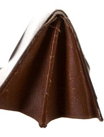 Louis Vuitton LV Monogram Coated Canvas Sarah Wallet