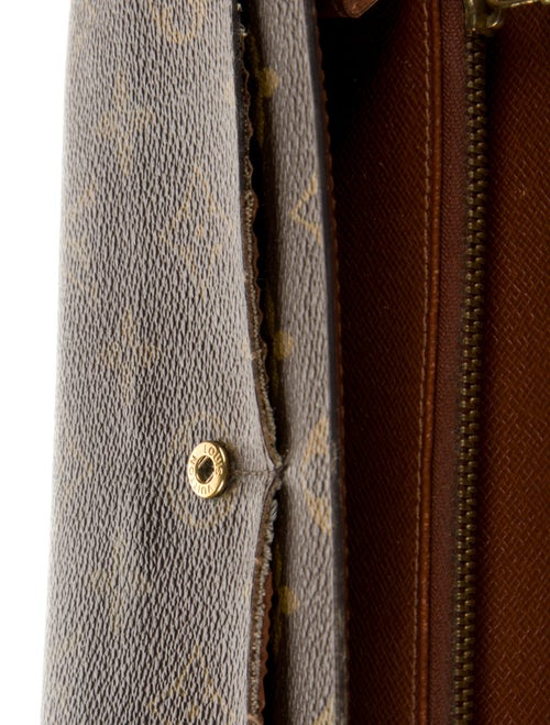 Louis Vuitton LV Monogram Coated Canvas Sarah Wallet