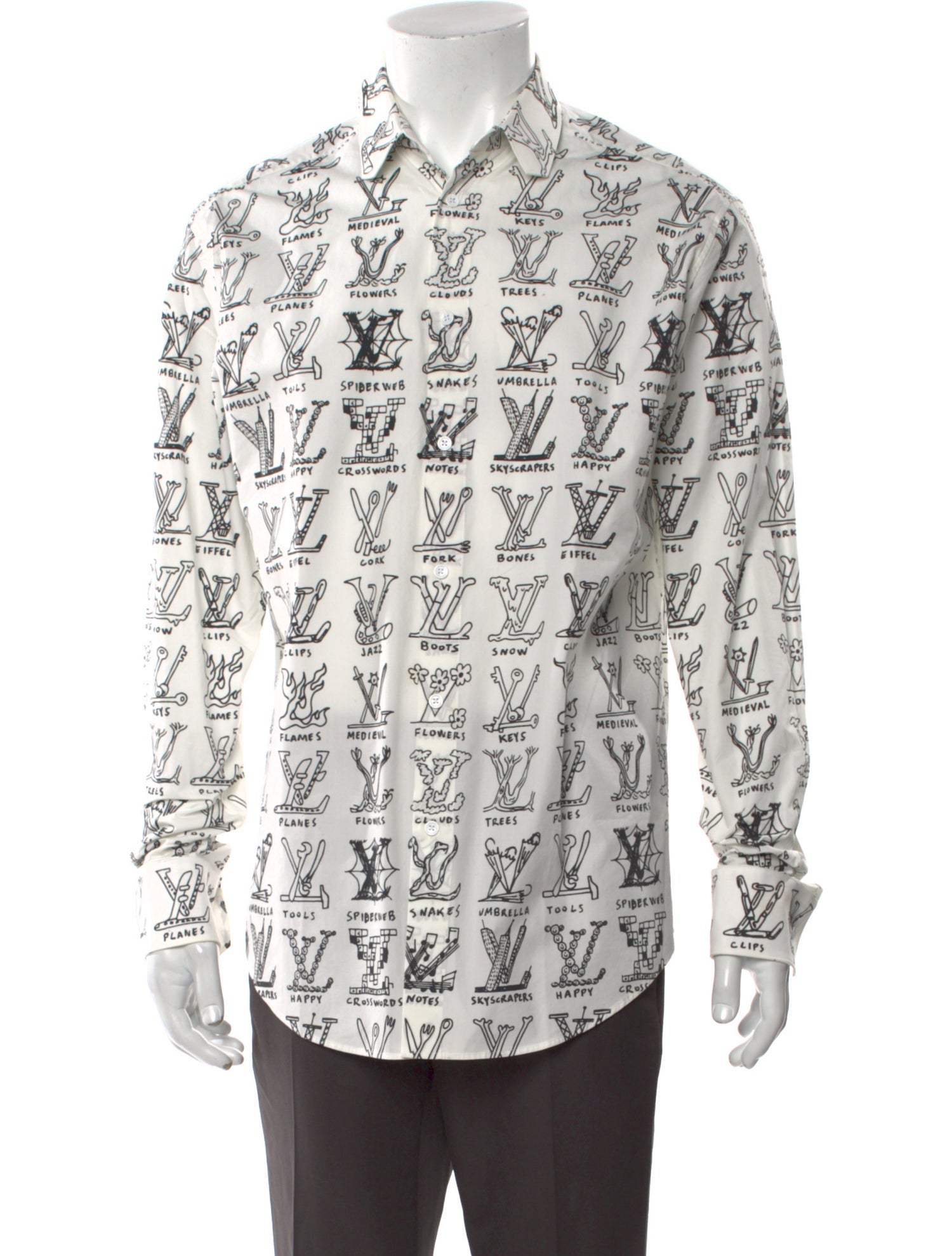 Louis Vuitton 2021 Printed Shirt