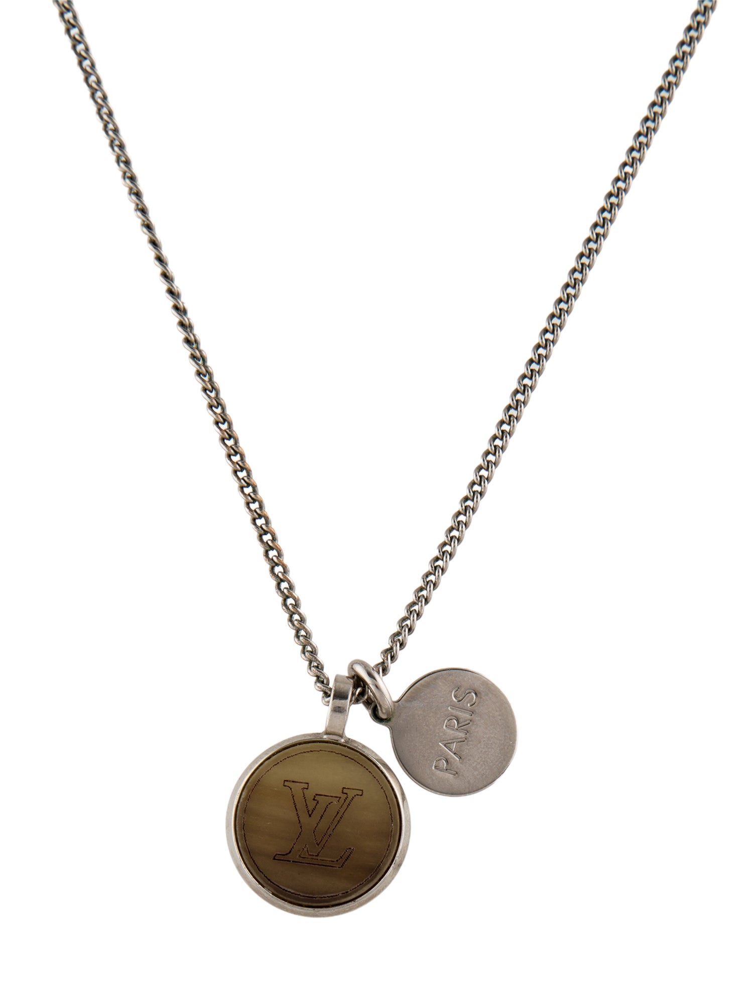 Louis Vuitton Horn LV 1854 Pendant Necklace
