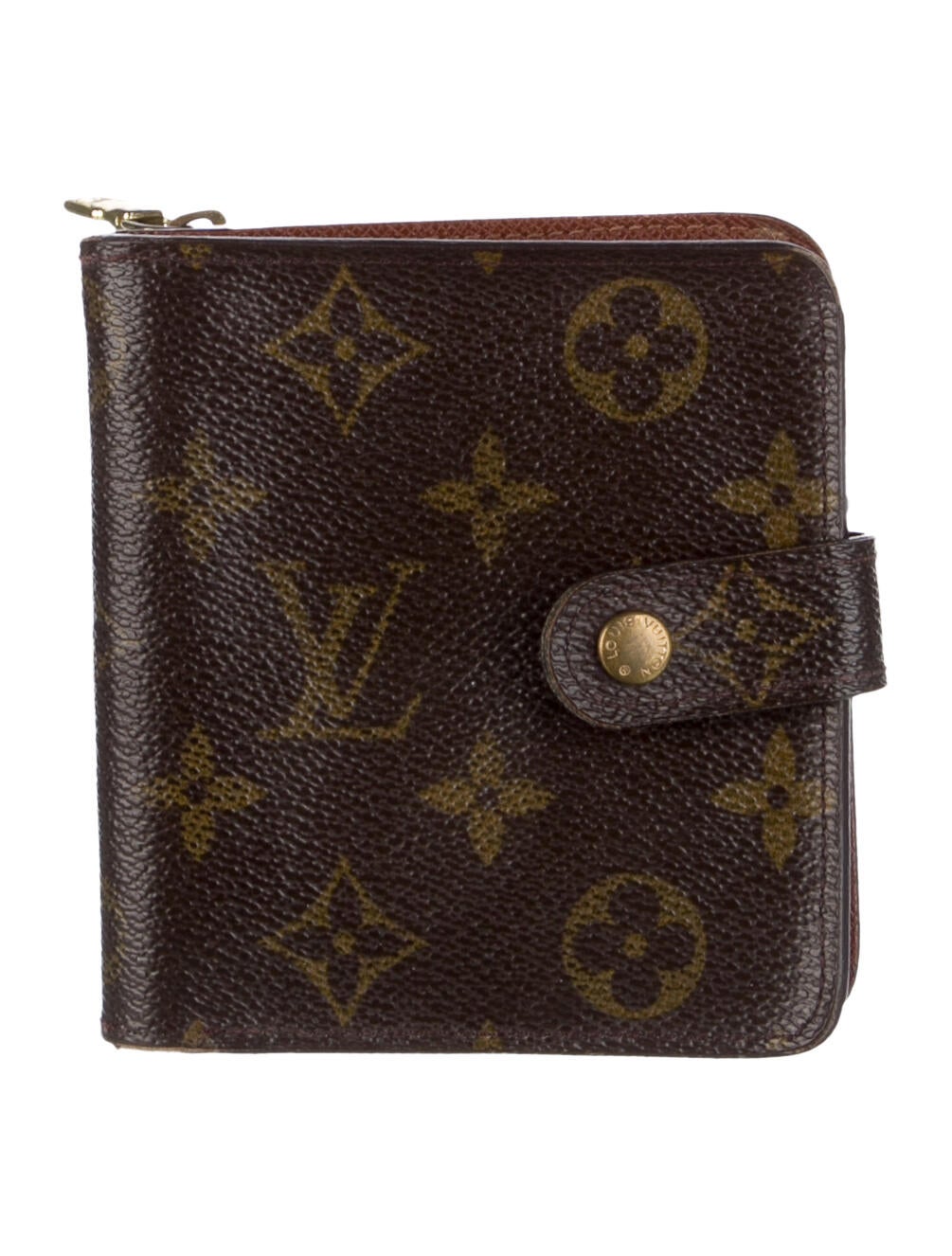 Louis Vuitton Vintage 2001 Compact Zippé Wallet