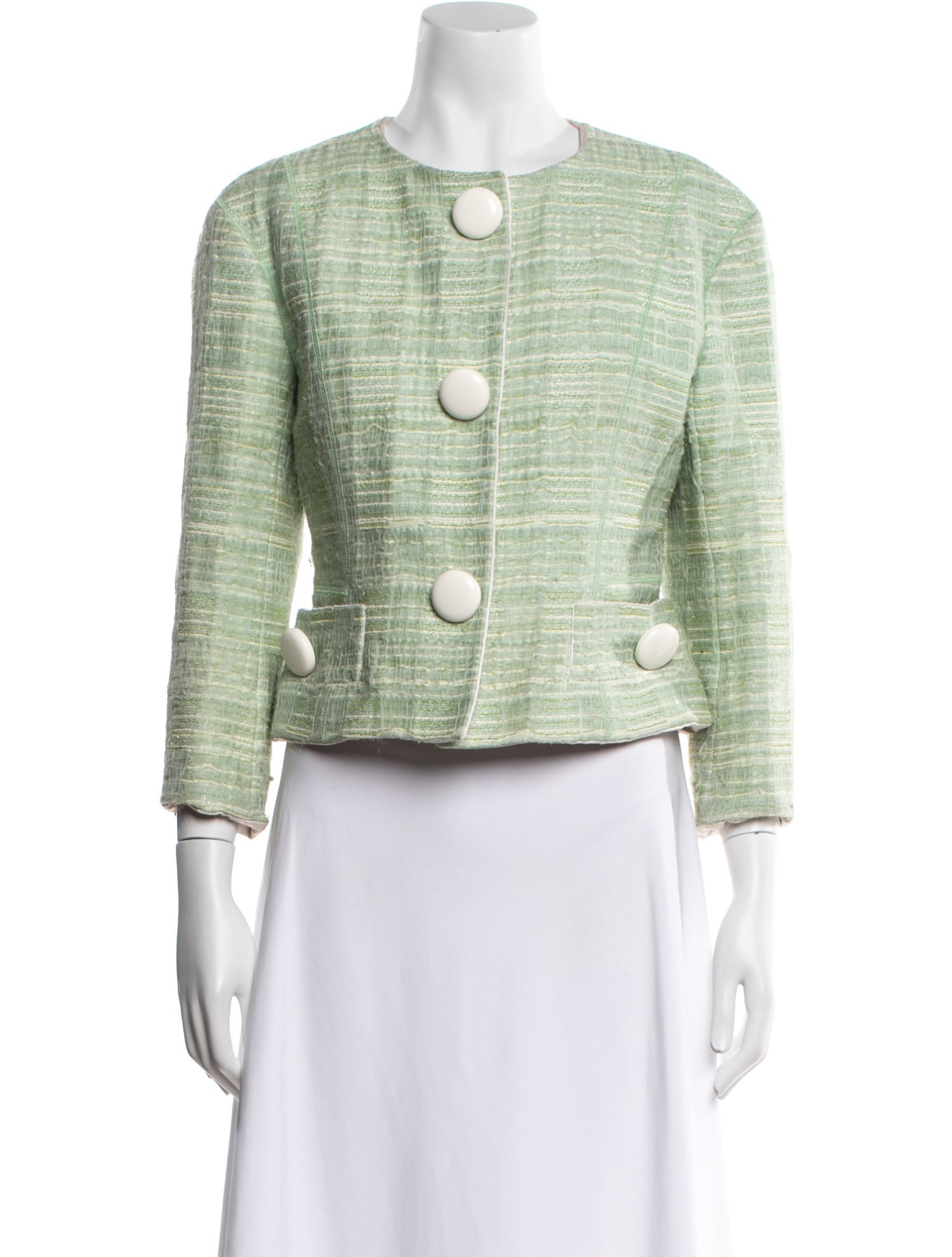 Louis Vuitton 2012 Tweed Pattern Evening Jacket