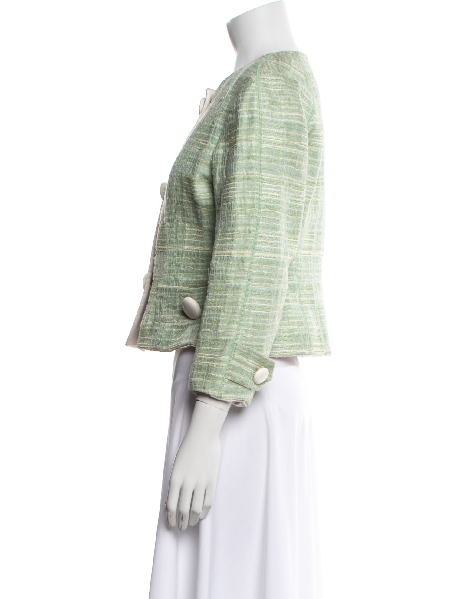 Louis Vuitton 2012 Tweed Pattern Evening Jacket