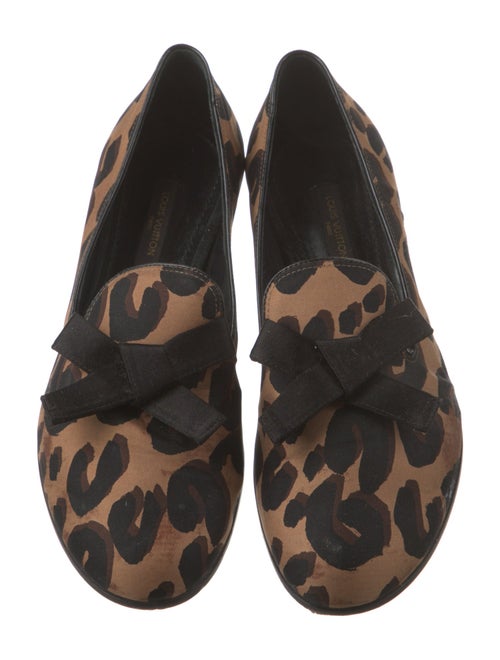 Louis Vuitton Canvas Animal Print Loafers