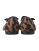 Louis Vuitton Canvas Animal Print Loafers
