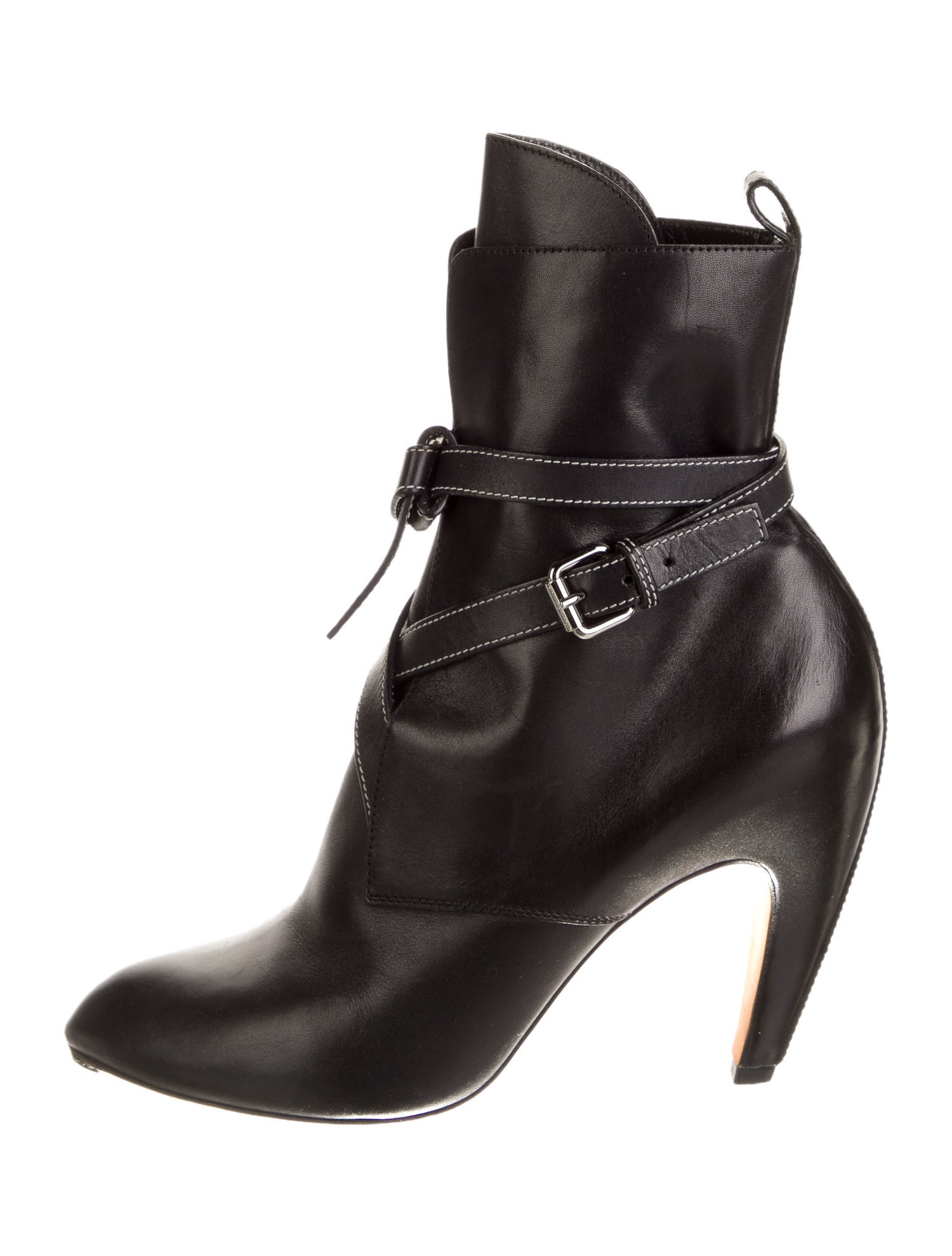 Louis Vuitton Leather Combat Boots