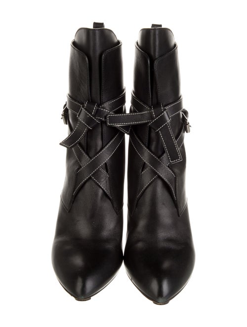Louis Vuitton Leather Combat Boots