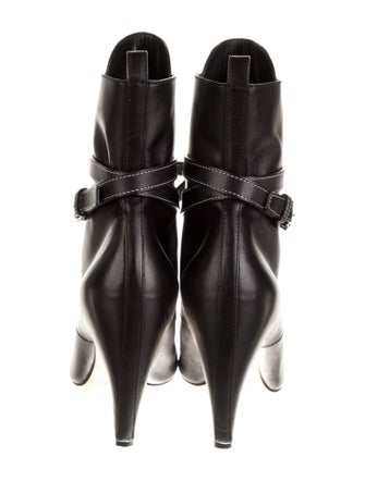 Louis Vuitton Leather Combat Boots